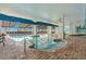 Indoor pool with a fun, playful atmosphere at 3000 N Ocean Blvd. # 2002, Myrtle Beach, SC 29577