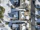 Aerial view of house and neighborhood in winter at 3141 Shorecrest Bay Dr., Murrells Inlet, SC 29576