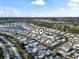 Aerial view of house and neighborhood in winter at 3141 Shorecrest Bay Dr., Murrells Inlet, SC 29576