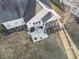 Aerial view of the back of the house, including a patio and an enclosed porch at 3141 Shorecrest Bay Dr., Murrells Inlet, SC 29576