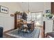 Dining area with hardwood floors and wood table at 3141 Shorecrest Bay Dr., Murrells Inlet, SC 29576