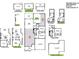 This floor plan displays optional layouts, including kitchens, bathrooms, and garage spaces at 35 Northbrook Dr, Murrells Inlet, SC 29576
