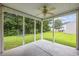 Screened porch overlooking backyard at 363 Junco Circle, Longs, SC 29568