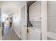 Convenient in-unit laundry area equipped with a stacked washer and dryer for hassle-free living at 4103 N Ocean Blvd. # 504, North Myrtle Beach, SC 29582