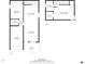 Floor plan of first floor featuring living room, eat-in kitchen, one bedroom, bathroom, garage, and porch at 412 Chesterfield Ct., Myrtle Beach, SC 29577