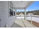 Screened porch with view of neighborhood at 426 Toledo St., Conway, SC 29526