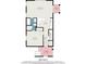 Floor plan showing a bedroom, bathroom, kitchen, living room, and balcony at 4705 Wild Iris Dr. # 105, Myrtle Beach, SC 29577