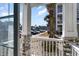 View from the porch overlooking the parking lot and surrounding buildings at 4705 Wild Iris Dr. # 105, Myrtle Beach, SC 29577