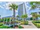 Oceanfront gazebo near the beach with picnic tables at 5511 N Ocean Blvd. # 309, Myrtle Beach, SC 29577