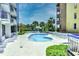 Resort-style pool with surrounding lounge chairs at 5511 N Ocean Blvd. # 309, Myrtle Beach, SC 29577