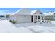 One story home, snow covered front yard at 708 Canton St., Conway, SC 29526