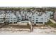 Aerial view of community pool and beach access at 713 N Ocean Blvd. # 204, Surfside Beach, SC 29575