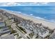 Aerial view of oceanfront community at 713 N Ocean Blvd. # 204, Surfside Beach, SC 29575