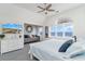 Spacious main bedroom with ocean views and a daybed at 713 N Ocean Blvd. # 204, Surfside Beach, SC 29575