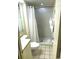 Clean bathroom with shower/tub combo and white tile at 9550 Shore Dr. # 1132, Myrtle Beach, SC 29572