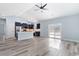 Spacious living room with high ceilings and vinyl plank flooring at Tbd Hodges Rd., Conway, SC 29527