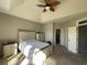 Spacious bedroom with ceiling fan and lots of natural light at 1818 Topsail Ln., North Myrtle Beach, SC 29582