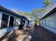 Home's back exterior, showing a patio area at 1818 Topsail Ln., North Myrtle Beach, SC 29582