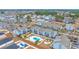 Aerial view showcasing community and surrounding area at 1890 Colony Dr. # 17-G, Surfside Beach, SC 29575