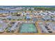 Community tennis court with ample parking nearby at 1890 Colony Dr. # 17-G, Surfside Beach, SC 29575