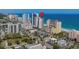 Aerial view showing the building's location near the beach at 2004 N Ocean Blvd. # 1472, Myrtle Beach, SC 29572