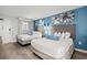 Bedroom with two double beds and coastal decor at 2004 N Ocean Blvd. # 1472, Myrtle Beach, SC 29572