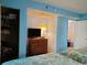 Bright bedroom with beach-themed decor, dresser, and closet offers comfortable living space at 2504 North Ocean Blvd. # 436, Myrtle Beach, SC 29577