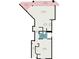 Detailed floor plan with dimensions showing layout of rooms, balconies, foyer, and hall at 2504 North Ocean Blvd. # 436, Myrtle Beach, SC 29577