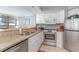 Kitchen with stainless steel appliances and granite countertops at 2504 North Ocean Blvd. # 436, Myrtle Beach, SC 29577