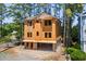 New home construction showing the building phase, and structure of the home framed, pre-bricking or siding at 301 Crossing Ct., Myrtle Beach, SC 29588