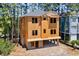 New home construction showing the building phase, and structure of the home framed, pre-bricking or siding at 301 Crossing Ct., Myrtle Beach, SC 29588