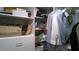 Organized walk-in closet with shelving at 325 Golan Circle # 12B, Myrtle Beach, SC 29579