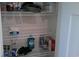 Linen closet with wire shelving at 325 Golan Circle # 12B, Myrtle Beach, SC 29579