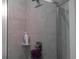 Clean shower with tiled walls at 325 Golan Circle # 12B, Myrtle Beach, SC 29579