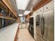 Modern kitchen with stainless steel appliances and white cabinets at 462 Mohican Dr., Georgetown, SC 29440