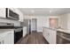 Modern kitchen with stainless steel appliances and granite countertops at 5800 Ellisridge Ct, Conway, SC 29526