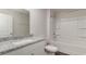 Bathroom featuring a granite vanity top, sink, and a shower-tub combination at 5805 Ellisridge Ct, Conway, SC 29526