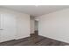 Bedroom featuring gray wood floors and an open doorway to the hallway at 5810 Ellisridge Ct, Conway, SC 29526