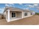 Covered outdoor patio space with cement floors and neutral-colored siding at 5810 Ellisridge Ct, Conway, SC 29526