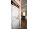 Convenient laundry room with stackable washer and dryer at 613 Sea Mountain Hwy. # 128, North Myrtle Beach, SC 29582