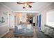 Living area with sofa and view into kitchen at 613 Sea Mountain Hwy. # 128, North Myrtle Beach, SC 29582