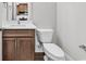 Powder room featuring vanity and toilet at 626 Lorenzo Dr. # 626, North Myrtle Beach, SC 29582