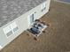 Aerial view of a backyard featuring a patio with grill and outdoor seating area at 775 Oyster Bluff Dr., Myrtle Beach, SC 29588