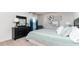 Bedroom with water view and dresser at 8059 Bear Claw Way, Conway, SC 29526