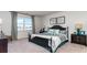 Spacious main bedroom with a king-size bed and plenty of natural light at 8059 Bear Claw Way, Conway, SC 29526