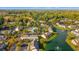 Aerial view showing community amenities including pool and pond at 1010 Pinnacle Ln. # 1010, Myrtle Beach, SC 29577