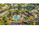 Community pool and surrounding homes at 1010 Pinnacle Ln. # 1010, Myrtle Beach, SC 29577