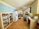 Kitchen with light wood cabinets and appliances at 11253 Old Pee Dee Rd., Hemingway, SC 29554