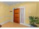 Elegant entryway with hardwood floors and a charming aesthetic at 1313 Villa Marbella Ct. # 101, Myrtle Beach, SC 29572
