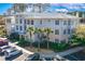 Attractive building exterior, featuring a coastal design and ample parking at 1313 Villa Marbella Ct. # 101, Myrtle Beach, SC 29572